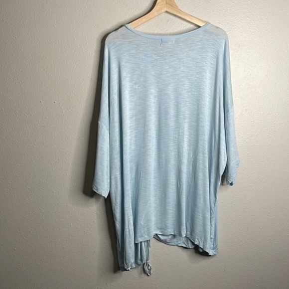 Wrangler Baby Blue Ranch Shirt Top Size 3X - Picture 7 of 7